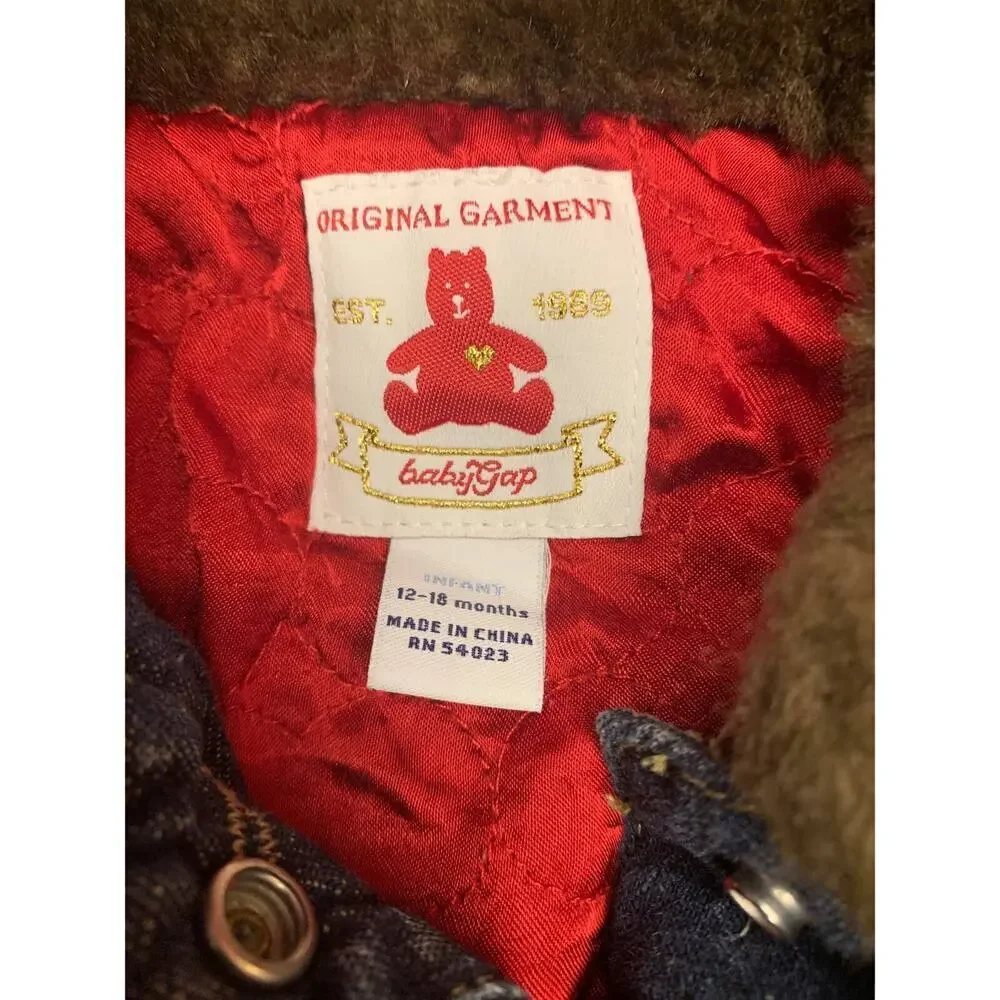Baby Gap Vintage Girl's Jean Jacket / Size: 12-18 Months